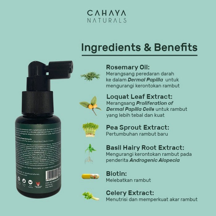 Cahaya Naturals Natural Hair Serum 65ml