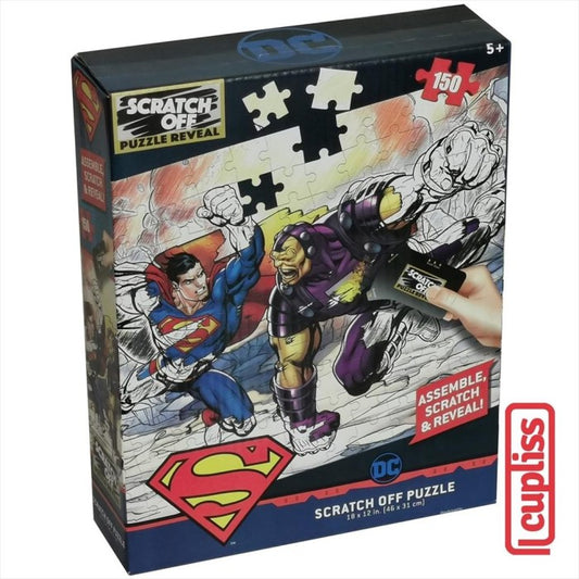 Prime 3D 33020 Superman Scratch Puzzle 150 pcs