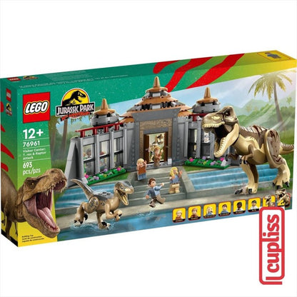 LEGO Jurassic World 76961 Visitor Center T Rex and Raptor Attack