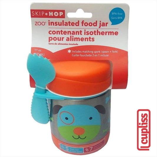 Skip Hop Zoo Insulated Food Jar 325 ml 252378 Dog Skiphop