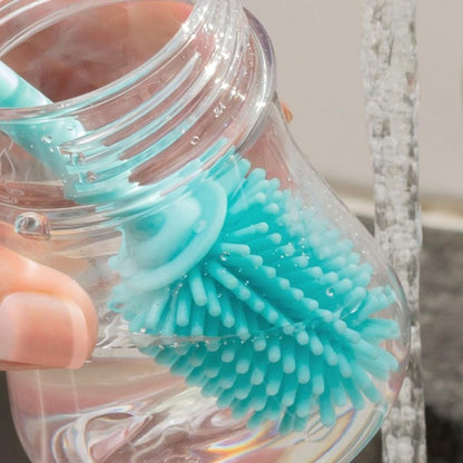 CHICCO Weaning Silicone Bottle Brush Pembersih Botol Sikat Bayi