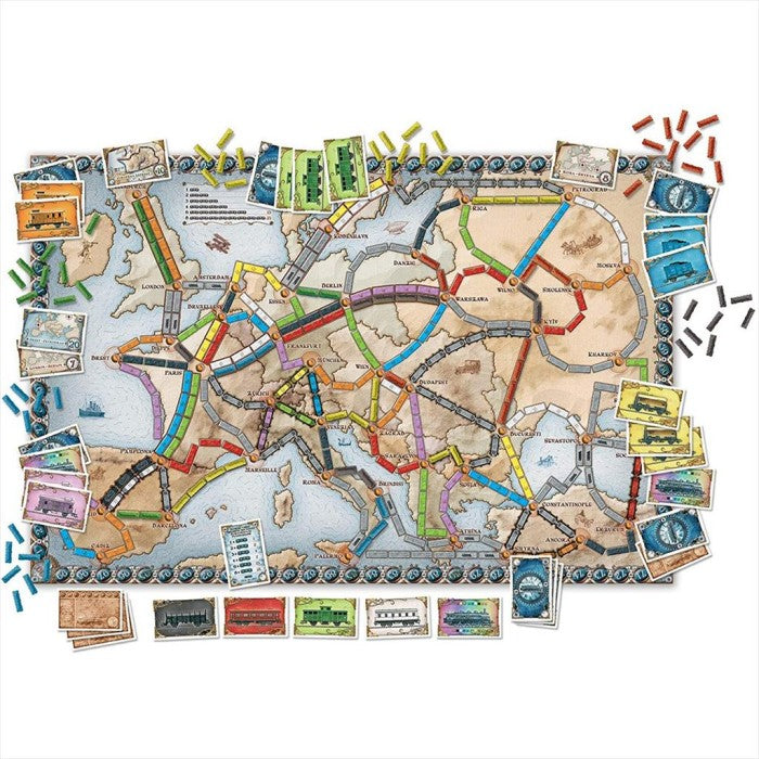 Ticket To Ride Europe Board Game Days of Wonder Original