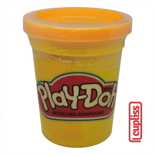 Play Doh Dough Can 4 OZ Yellow Orange 112 Gr PlayDoh Original Compound