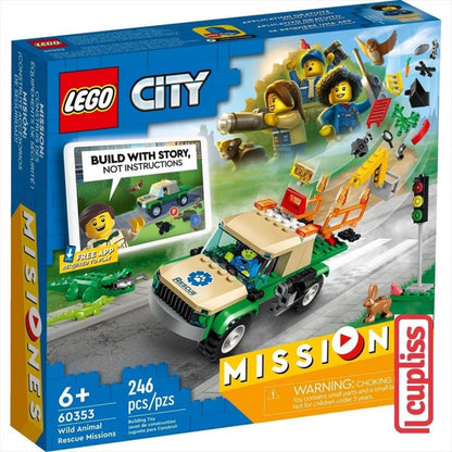 LEGO City 60353 Wild Animal Rescue Missions