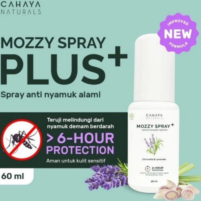 Cahaya Naturals Mozzy Spray Natural 60ml 14020109 Repellent 60 ml