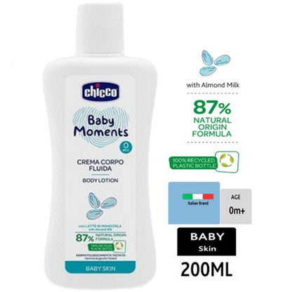 CHICCO Baby Moments Body Lotion 200ml Lotion Bayi 200 ml 10595