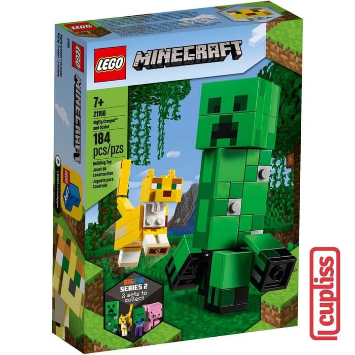 LEGO Minecraft 21156 BigFig Creeper™ and Ocelot