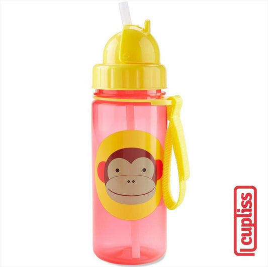 Skip Hop Zoo Flip Bottle 385 ml 567110 Monkey Botol Minum Skiphop