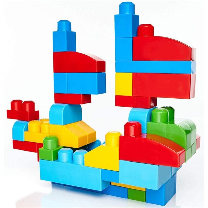 Mega Bloks First Builders DCH63 Big Building Bag 80 pcs Blue