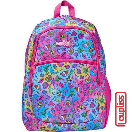 SMIGGLE Backpack Bag 444548 Wonder World Classic Lite Tas Ransel Anak Mix