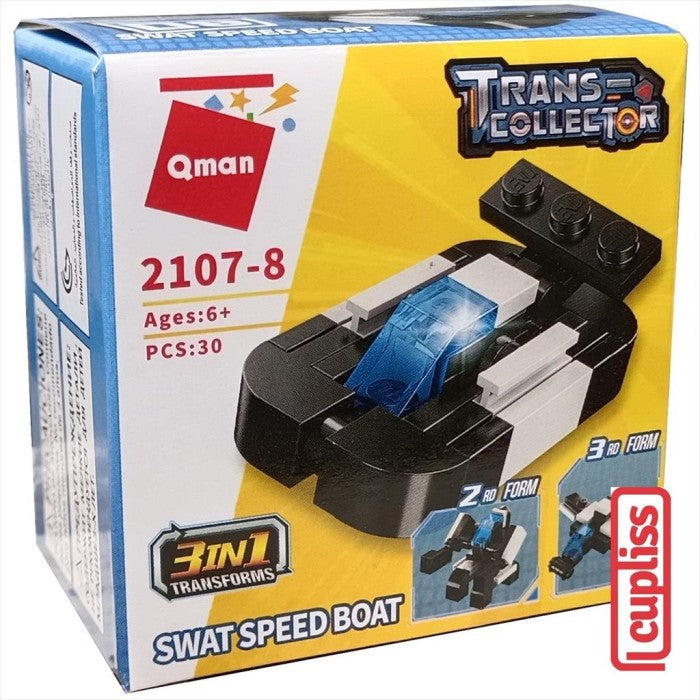 QMAN Fire Swat 3in1 SWAT Speed Boat 2107-8