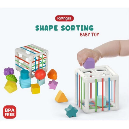 IQANGEL Shape Sorting Baby Toy Mainan Puzzle Anak IQ Angel 0211