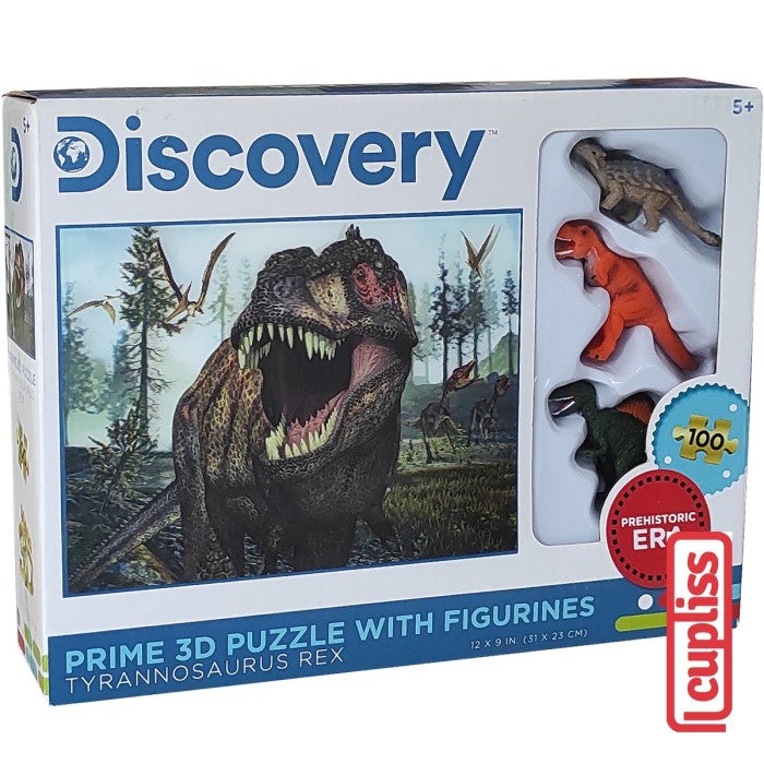 Prime 3D 15547 Tyrannosaurus RexPrehistoric Era Puzzle 63 pcs