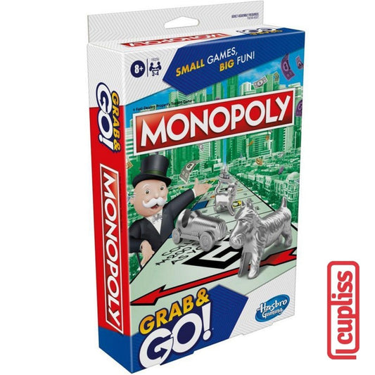 Hasbro Board Game F8256 Monopoly Grab and Go