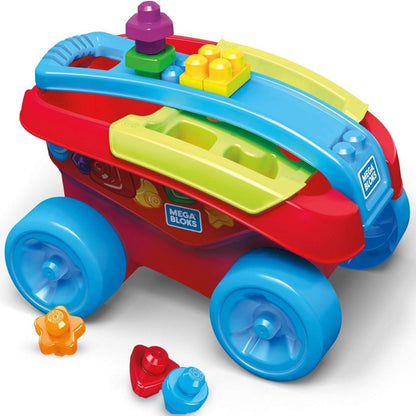 Fisher Price FVJ47 Mega Bloks Shape Sorting Wagon