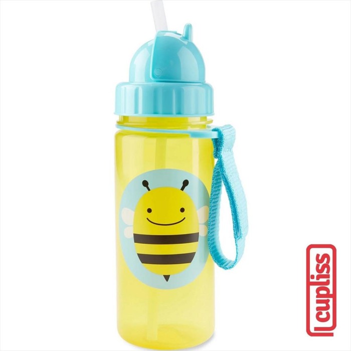 Skip Hop Zoo Flip Bottle 385 ml 568010 Bee Botol Minum Skiphop 13oz