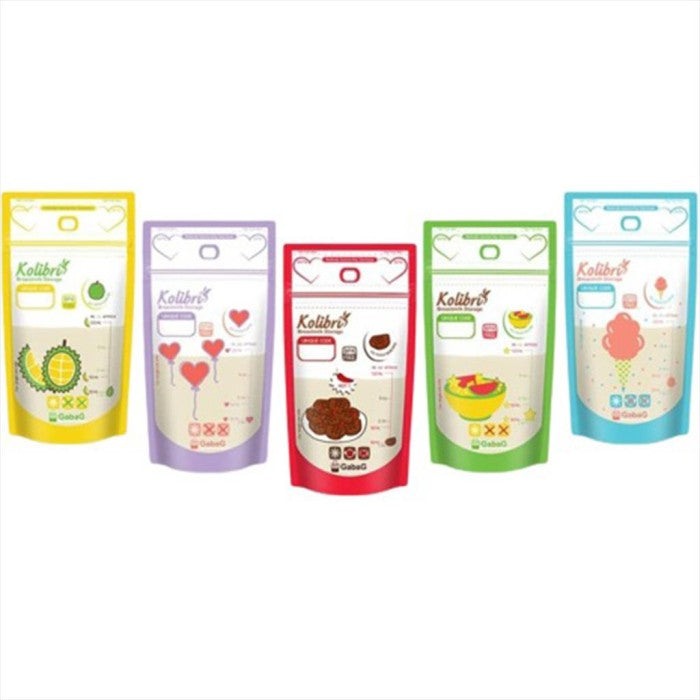 Gabag Kolibri Kantong ASI Smart 120ml Assorted 30pcs