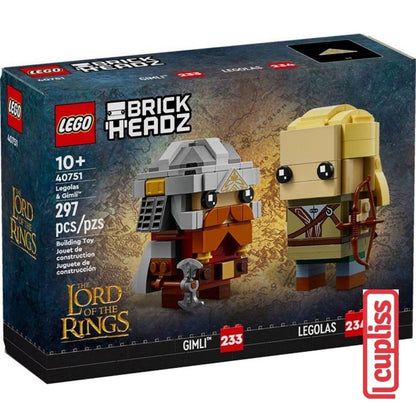 LEGO Brickheadz 40751 Legolas and Gimli