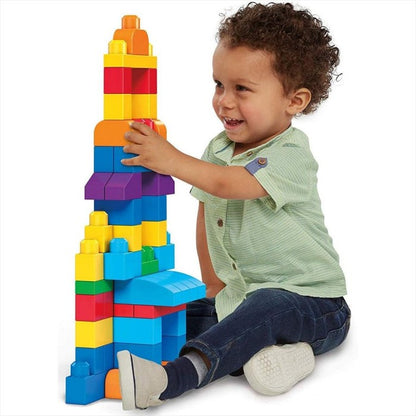Mega Bloks First Builders DCH63 Big Building Bag 80 pcs Blue
