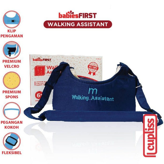BabiesFirst Walking Assistant Dark Blue Baby Walker