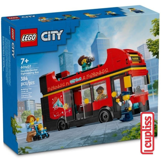 LEGO City 60407 Red Double Decker Sightseeing Bus