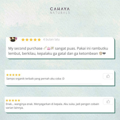 Cahaya Naturals Daily Shampoo and Conditioner 450ml