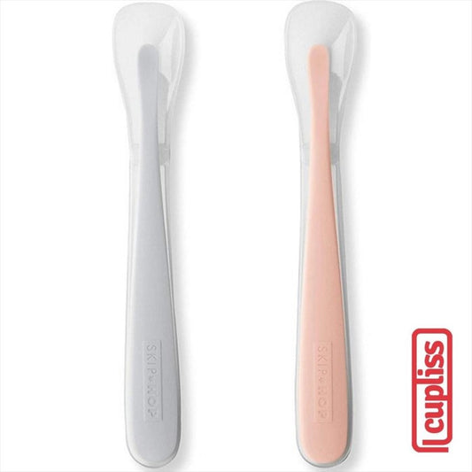 Skip Hop Easy Feed Spoons 252805 Grey Soft Coral