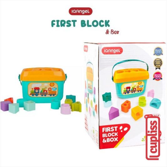 IQANGEL First Block & Box Mainan Balok Susun Anak IQ Angel 0218