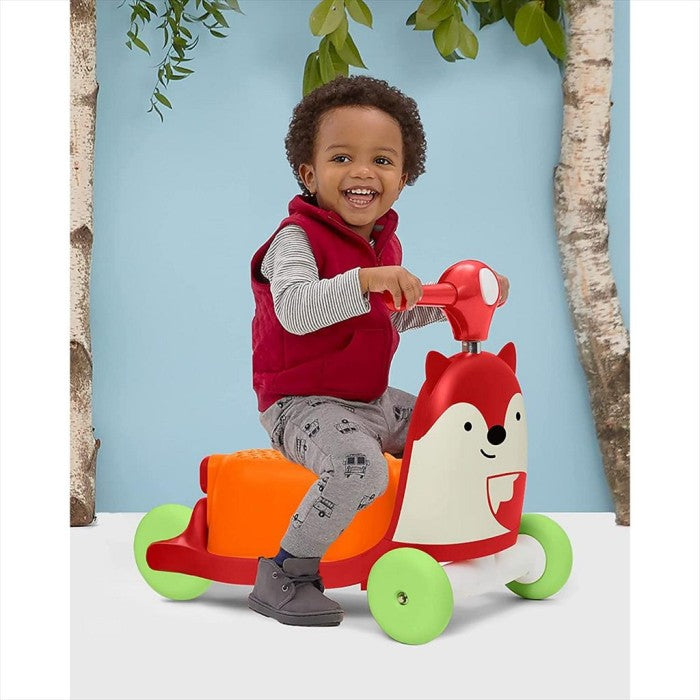 Skip Hop Zoo Ride On 3in1 184350 Fox SkipHop Scooter Anak