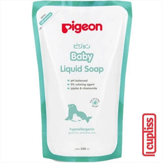 PIGEON Baby Liquid Soap 350 ml Chamomile 350ml Refill Pouch Sabun Cair