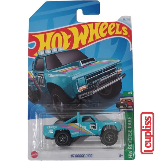 Hot Wheels HW Basic HTD17 87 Dodge D100 Mattel Hotwheels