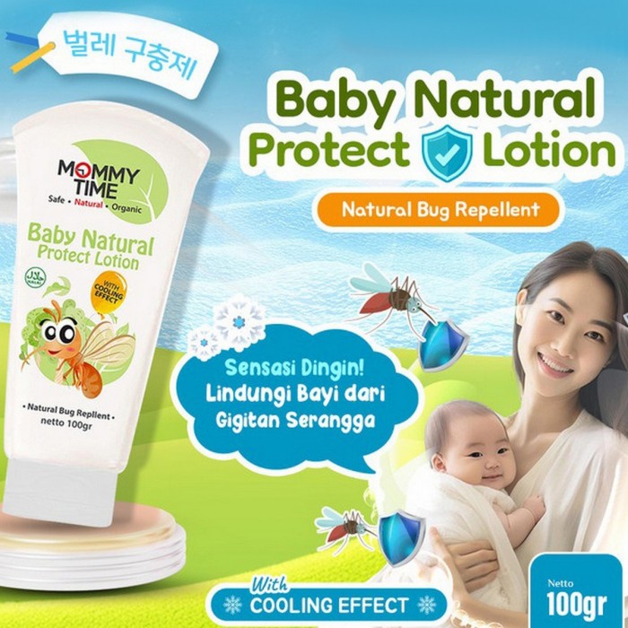 Mommy Time Organic Baby Lotion 100g Bug Repellent 100 g Anti Nyamuk