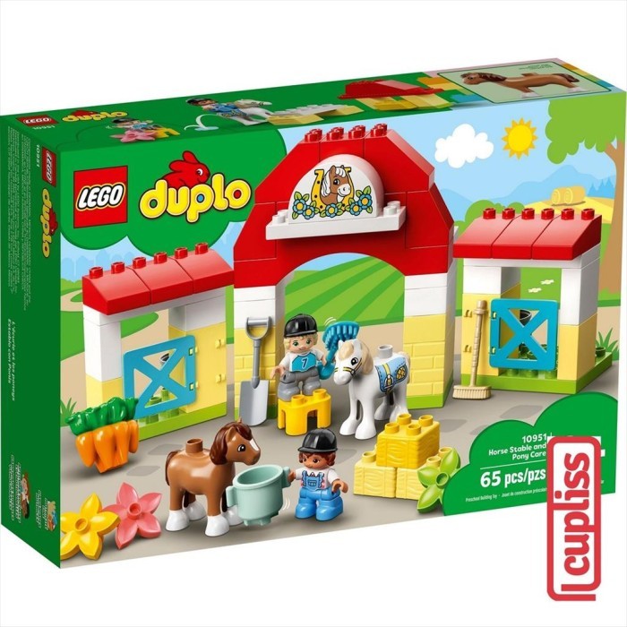 BAD BOX LEGO Duplo 10951 Horse Stable and Pony Care