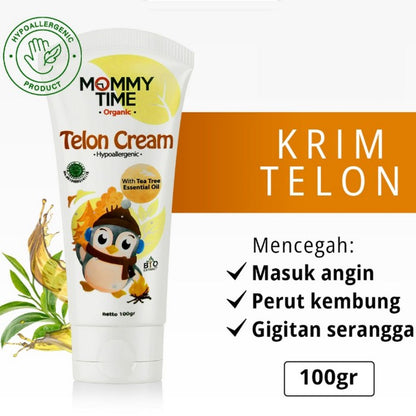 Mommy Time Organic Baby Telon Cream 100g Krim Bayi 100 g