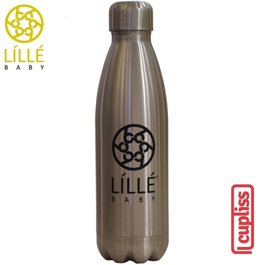 LilleBaby Accessories 125104 Water Bottle Silver Botol Minum