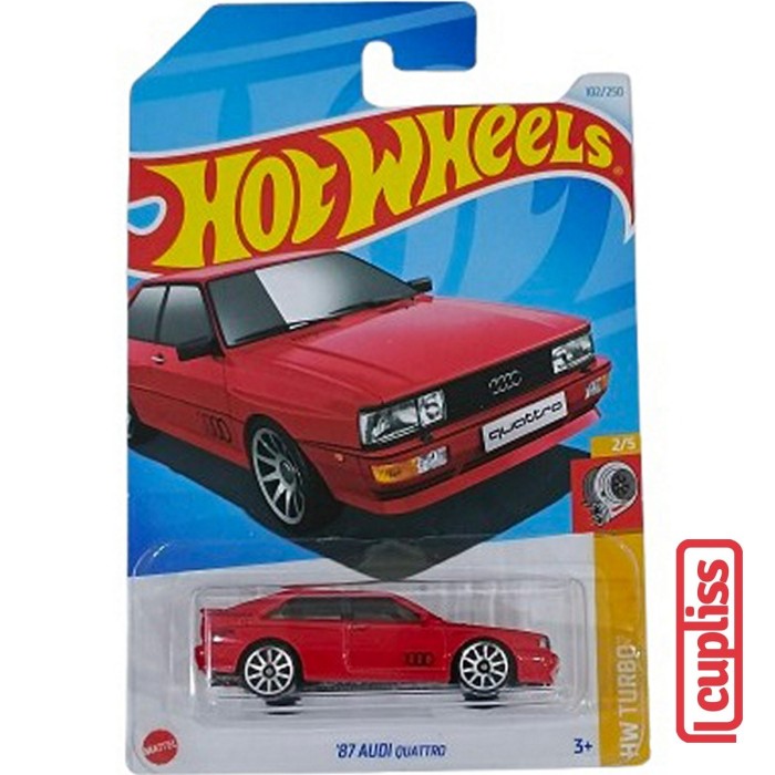 Hot Wheels HW Basic HRY55 87 Audi Quattro Mattel Hotwheels