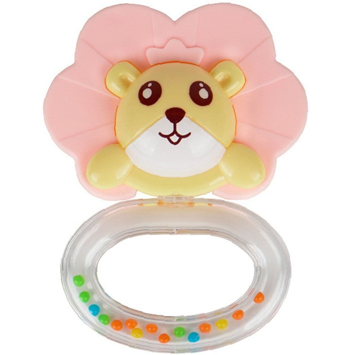IQAngel Rattle Teether Toy Lion Blush Mainan gigitan Bayi