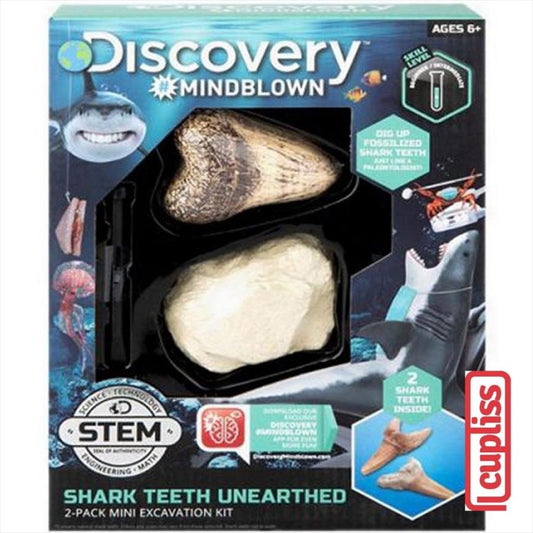 Discovery DCN4791 Excavation Kit Shark Teeth Unearthed Mindblown