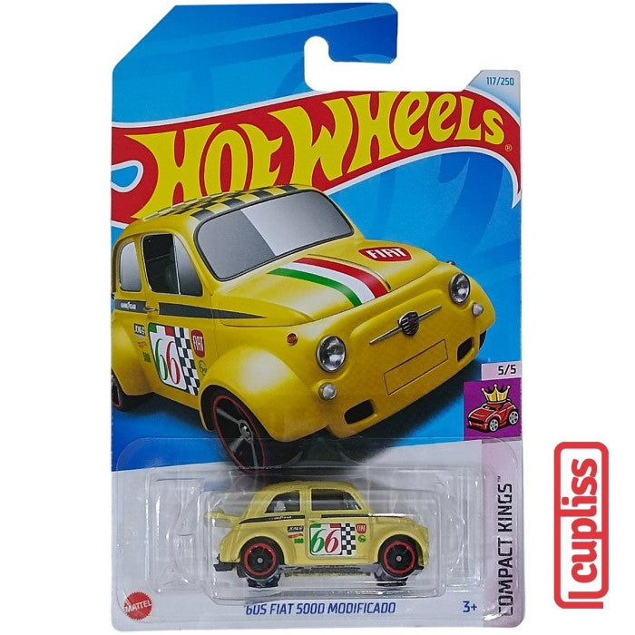 Hot Wheels HW Basic HTC20 605 Fiat 500D Modificado Mattel Hotwheels