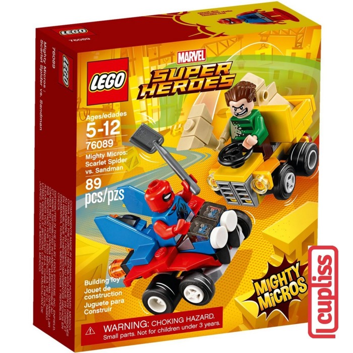 LEGO Superheroes 76089 Mighty Micros: Scarlet Spider vs. Sandman