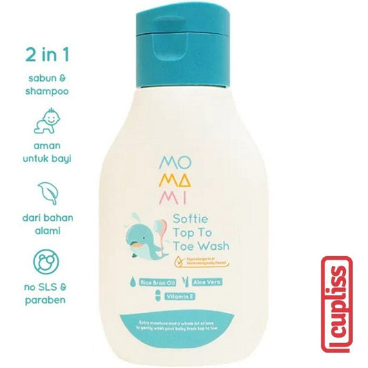 MoMaMi Softie Top to Toe Wash 100ml Liquid 132132