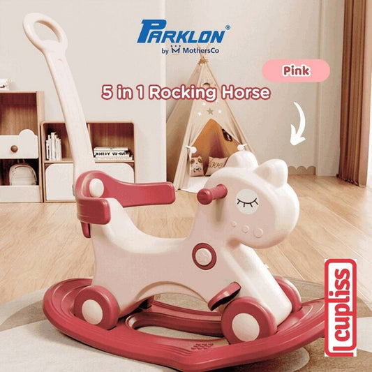 Parklon Rocking Horse 5in1 Pink Jungkat Jungkit Kuda Kudaan