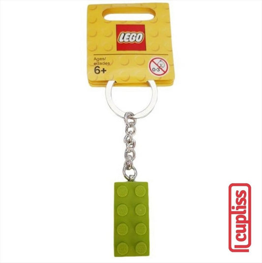 LEGO Keychain 852099 Lime Brick 4 x 2 Key chain