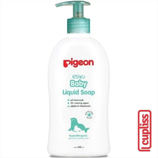 PIGEON Baby Liquid Soap 400 ml Chamomile 400ml Pump Sabun Cair Bayi