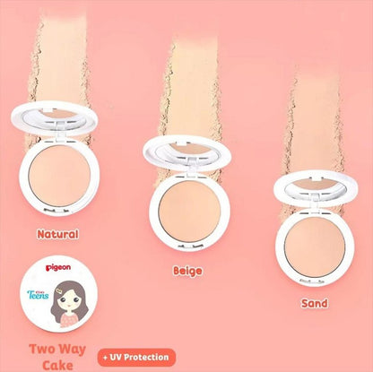 Pigeon Teens Two Way Cake 14gr Bedak Remaja 14 gr