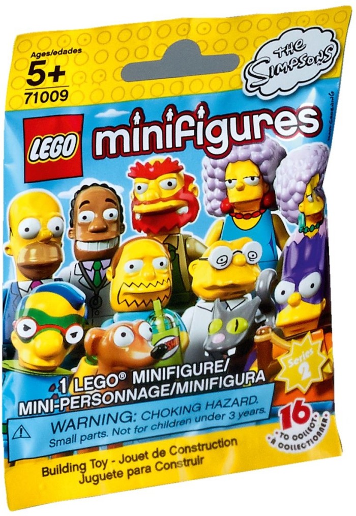 Hans Moleman (sealed) Lego 71009 Minifigure Simpsons Series 2 no 10