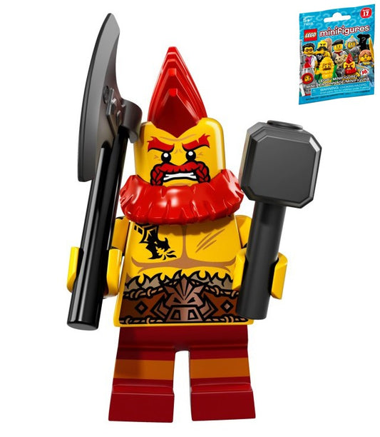 Battle Dwarf (sealed) Lego 71018 Minifigure Series 17 no 10