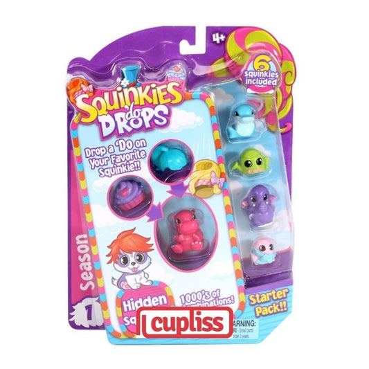 pack of 6 Squinkies Do Drops Starter Pack Series 1