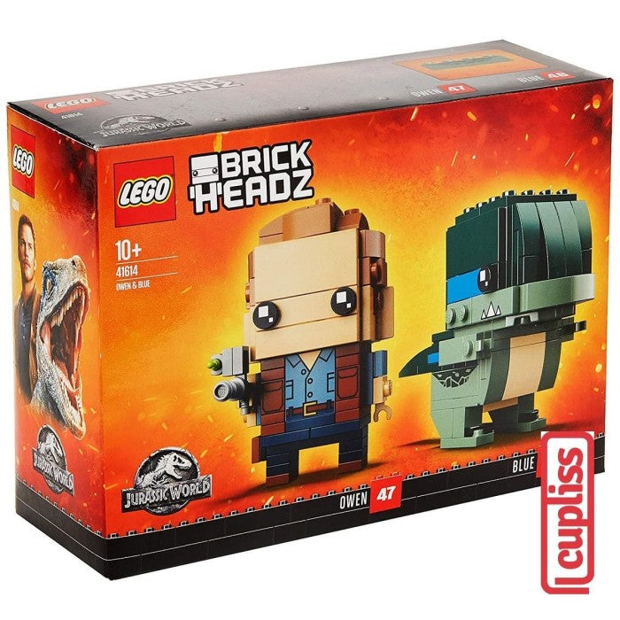 LEGO Brickheadz 41614 Jurassic Owen & Blue