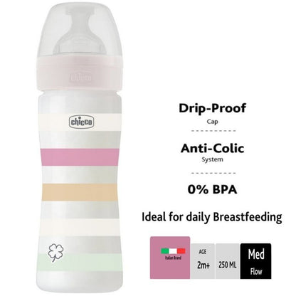 CHICCO Bottle Well Being PP 2M+ 250 ml Botol Susu 250ml